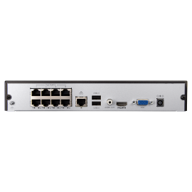 Sieciowy rejestrator 8 kanałowy BCS-B-NVR0801-8P(2.0) do 8MPx wbudowany switch POE